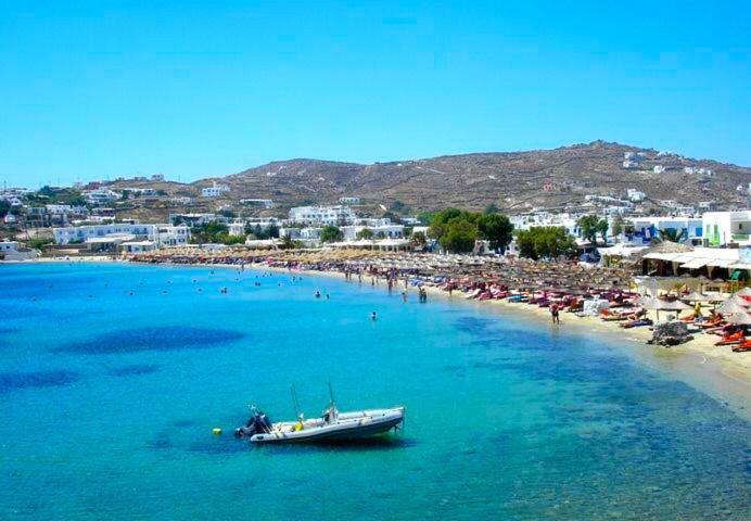 Magical Ornos! Beach House!Beach 1' Walk-Mykonos Town 2Km Eksteriør bilde