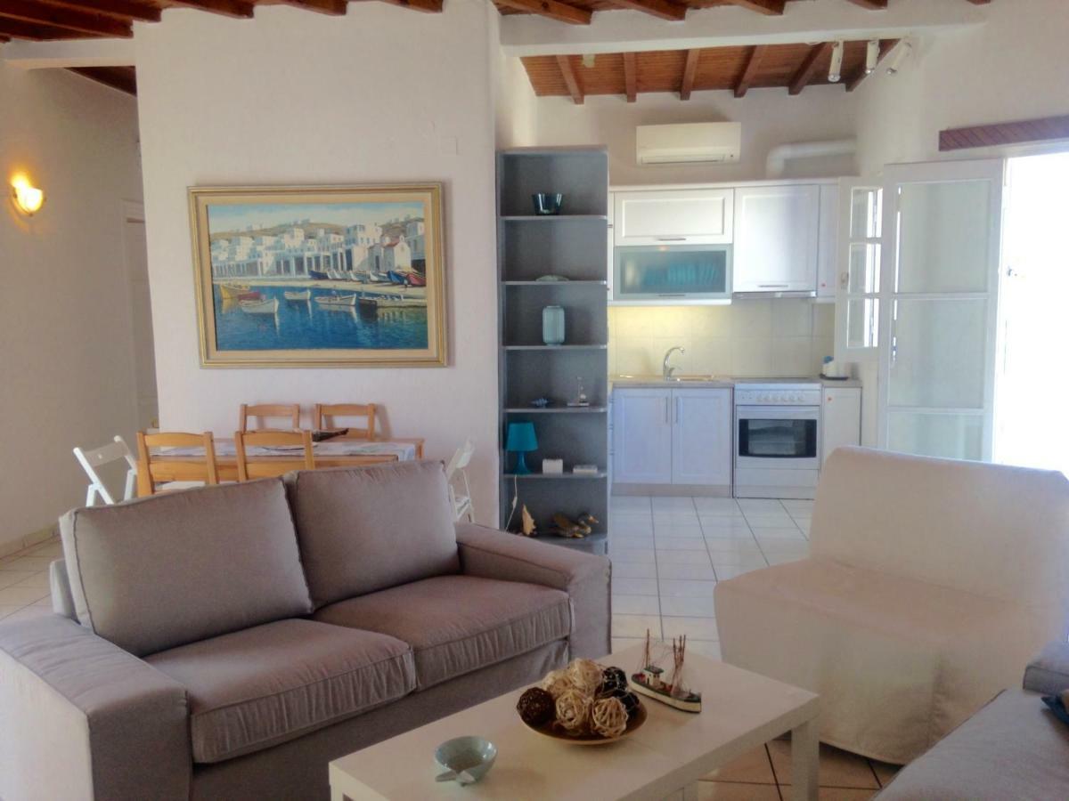 Magical Ornos! Beach House!Beach 1' Walk-Mykonos Town 2Km Eksteriør bilde
