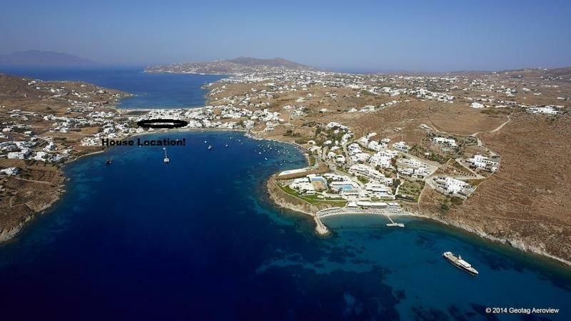 Magical Ornos! Beach House!Beach 1' Walk-Mykonos Town 2Km Eksteriør bilde